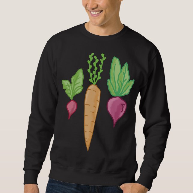 Sudadera Montañas Vegan Activismo Camping vegetariano (Anverso)