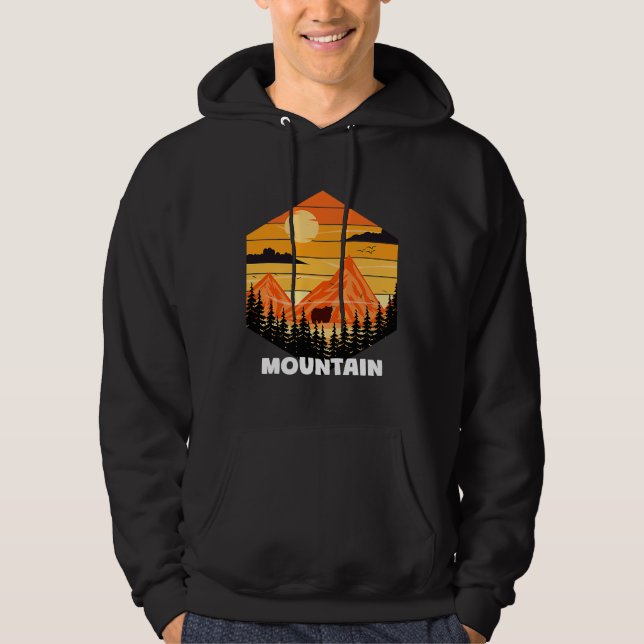 Sudadera Montañas y bosques 30 (Anverso)