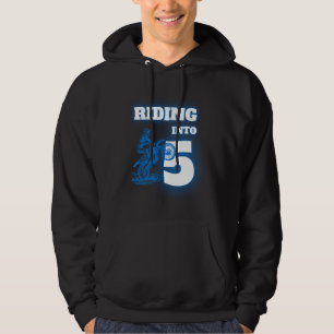 Sudadera Montando en bicicleta de tierra en la fiesta de cu