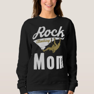 Sudadera Montañismo Vintage con Mamá de escalada rock