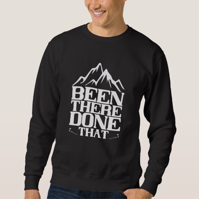 Sudadera Montañismo - Ya Lo He Hecho (Anverso)
