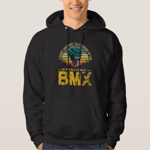 Sudadera Montar BMX en mi cabeza acrobacias BMX Bicicleta M