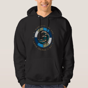 Sudadera Montauk The End Long Island New York Retro Surf