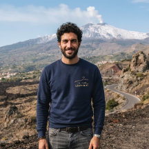 Monte Etna Sicilia Siempre Vivo Minimalista Montañ