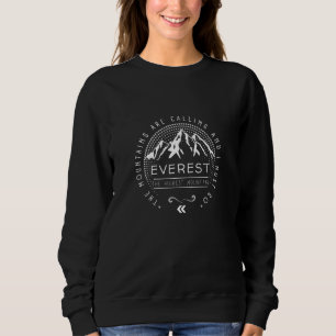 Sudadera Monte Everest con citas de vida