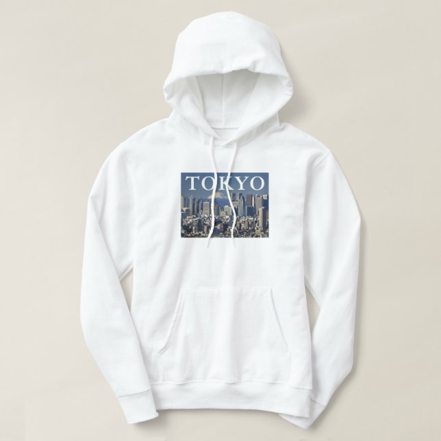 Sudadera Monte Fuji | Distrito de Shinjuku Skyline Tokio Ja (Diseño del anverso)