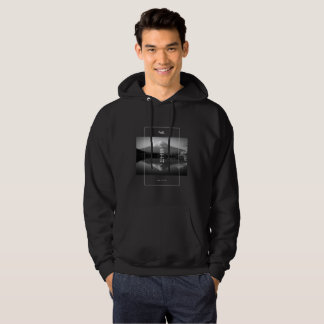 Sudadera Monte Fuji en blanco y negro