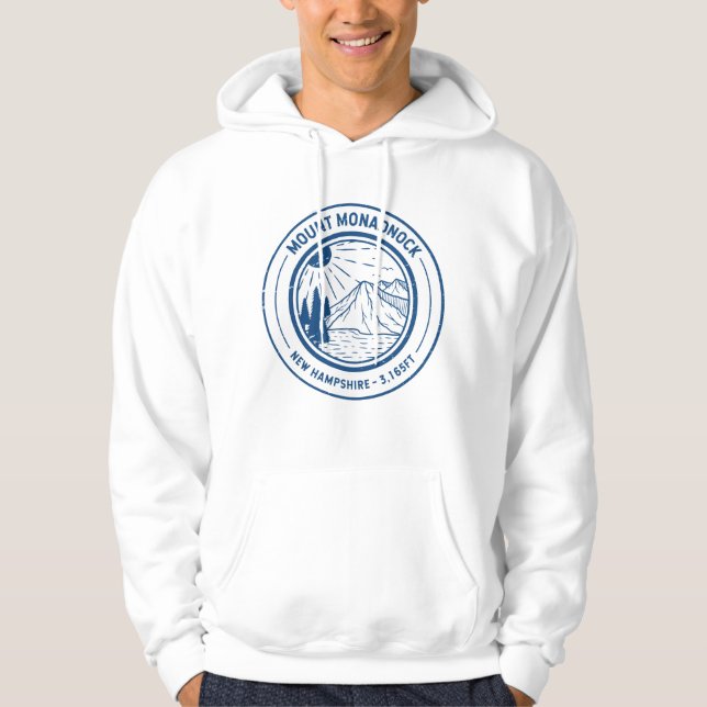 Sudadera Monte Monadnock New Hampshire Salto en bicicleta (Anverso)