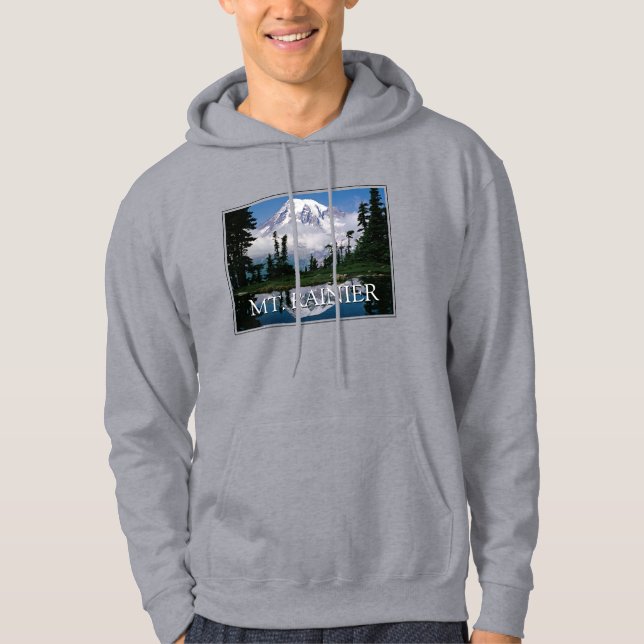 Sudadera Monte Rainier | Reflejo en una laguna de montaña (Anverso)