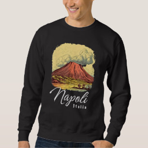 Sudadera Monte retro Vesubio Napoli Italia Nápoles Italia N