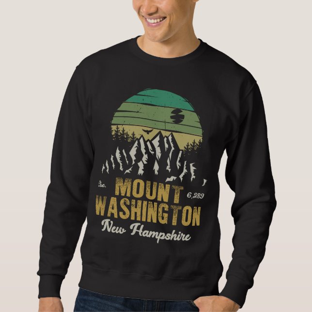 Sudadera Monte Washington New Hampshire (Anverso)