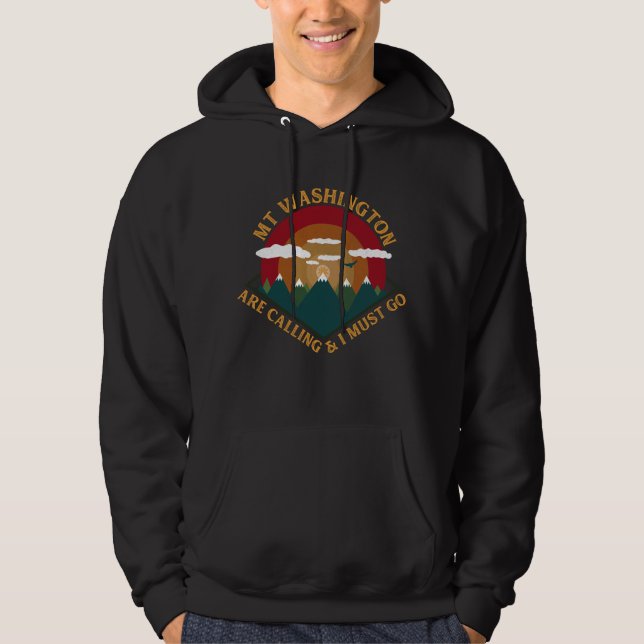 Sudadera Monte Washington New Hampshire - Retro vintage (Anverso)