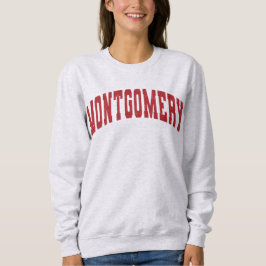 Sudadera Montgomery Alabama Estilo de la Escuela Superior d