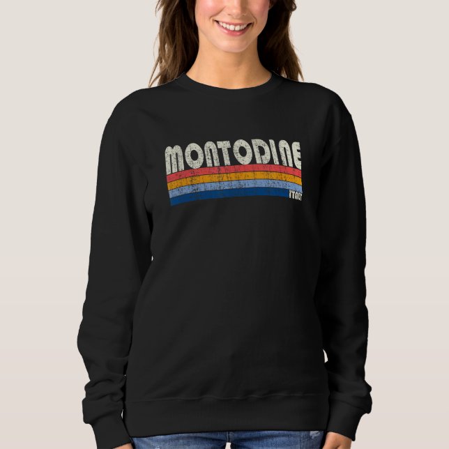 Sudadera Montodine Italy Retro 70s 80s Style (Anverso)