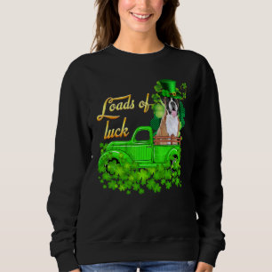 Sudadera Montones De Luck Truck Boxer St Patrick S Day