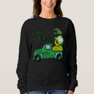 Sudadera Montones De Luck Truck Gnome St Patrick S Day Sham