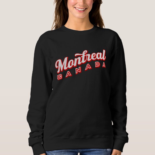 Sudadera Montreal Canadá (Anverso)