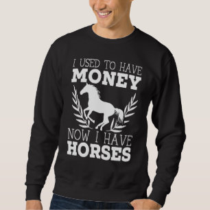 Sudadera Montura de caballo ecuestre a caballo
