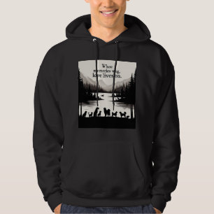 Sudadera Monumento a los mascotas: Donde los Recuerdos sacu