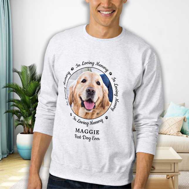 Sudadera Monumento a Mascota Perro Personalizado En Memoria (Subido por el creador)