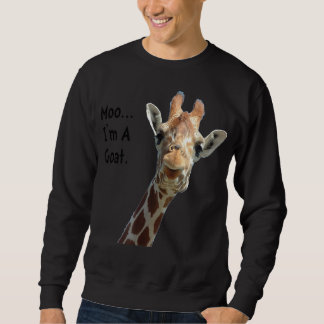Sudadera moo giraffe cabra graciosa|Regalo para amante de l