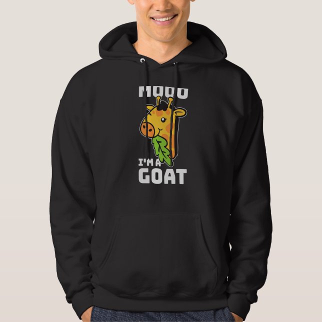 Sudadera Moo Im A Goat Giraffe 1 (Anverso)