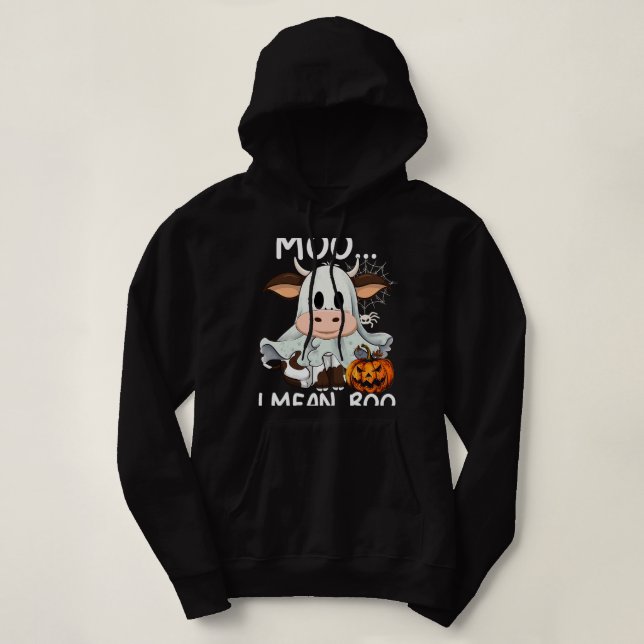 Sudadera Moo, me refiero a Boo Cow (Diseño del anverso)
