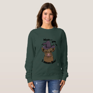 Sudadera Moo, me refiero a Boo Witch Cow