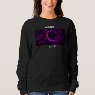 Sudadera Mood Purple Moon Vaporwave Gótico estético
