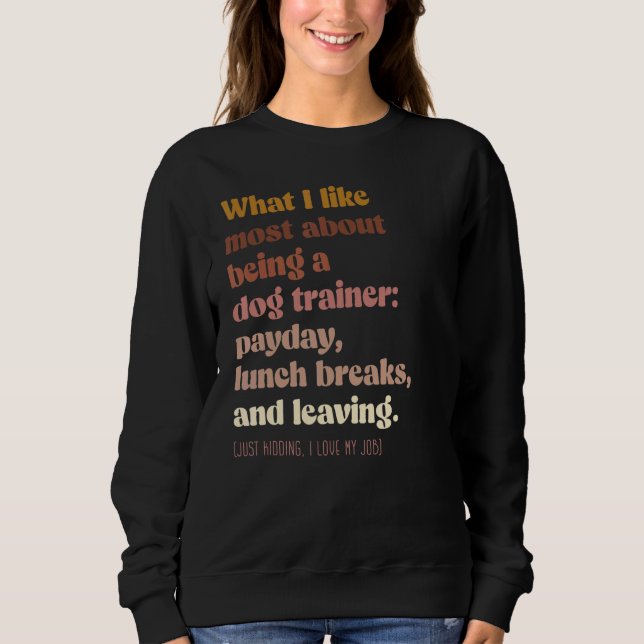 Sudadera Moody Dog Trainer Boho Vintage (Anverso)