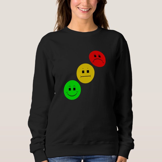 Sudadera Moody Stoplight Diagonal Stop Light Foca al tráfic (Anverso)