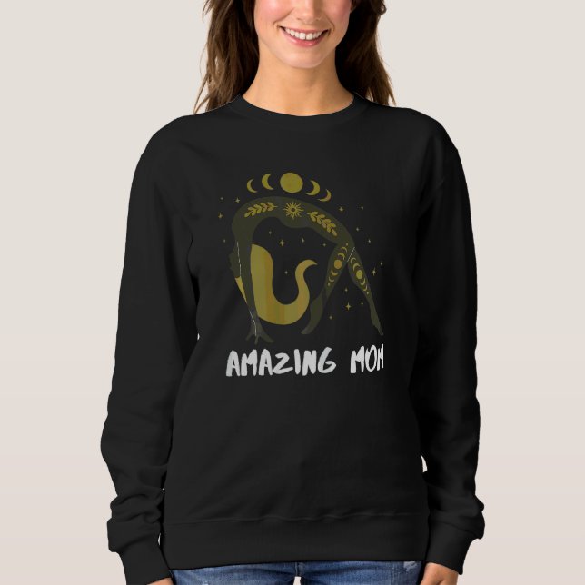 Sudadera Moon 9 de la mamá del yoga (Anverso)
