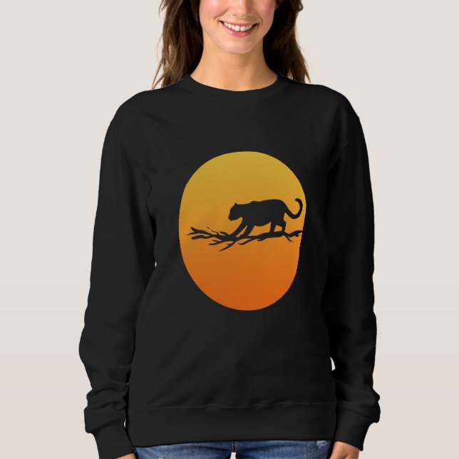 Sudadera Moon and Jaguar Animal Keeper or Tourist Guide (Anverso)