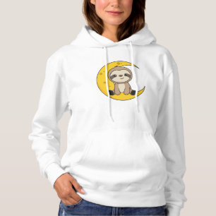 Sudadera Moon Animal Sloth Cute Animales Para Niños