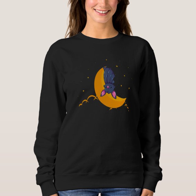 Sudadera Moon Halloween Spooky Animal Cute Bat (Anverso)