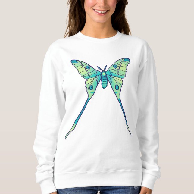 Sudadera Moon Moth Magic - Butterfly Lover Art (Anverso)