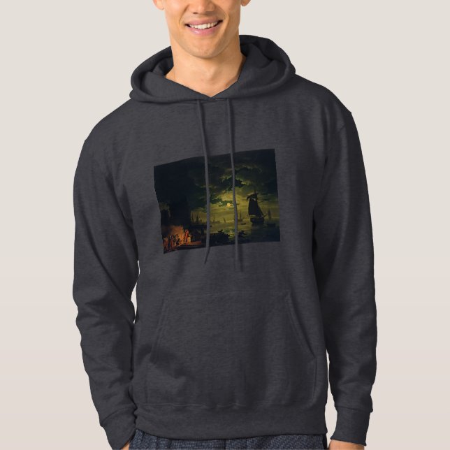 Sudadera Moonlight Over Palermo High-Fidelity Fine Art  (Anverso)