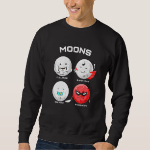 Sudadera Moons Moon Landing Astronauta Space Stars Love
