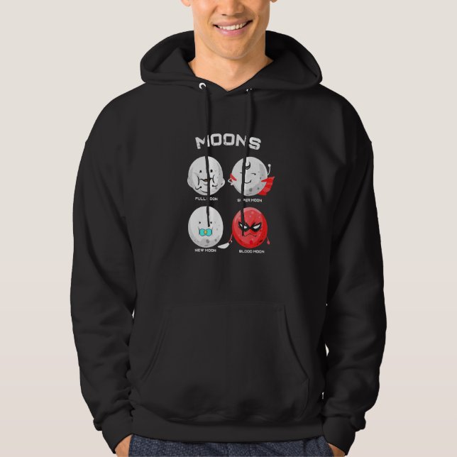 Sudadera Moons Moon Landing Astronauta Space Stars Love (Anverso)
