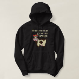 Sudadera MOOOHCHAS GRACIAS AMIGO divertido cinco de mayo va