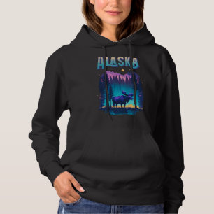 Sudadera Moose Alaska Vacation Moose Alaska Yukon Moose