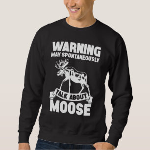 Sudadera Moose Apparel diseño de la Novedad de alce