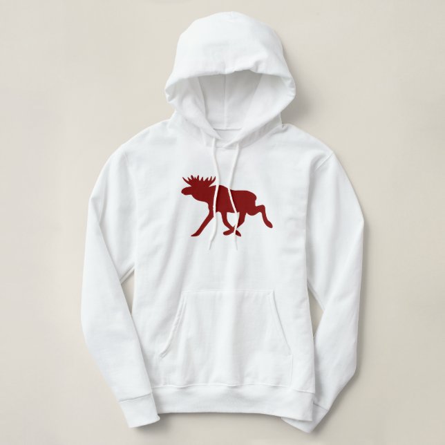 Sudadera Moose de chocolate (Diseño del anverso)