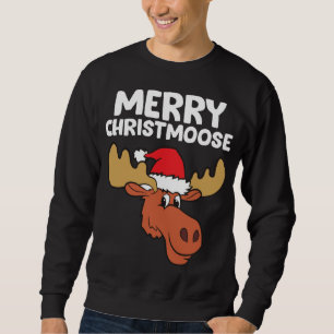 Sudadera Moose Navidades Gorra Moose Merry Christmoose Merr