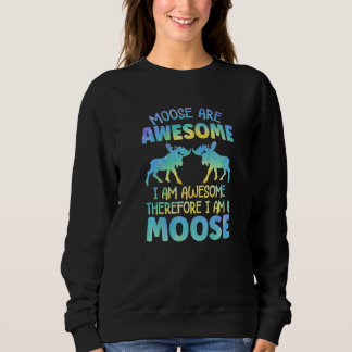 Sudadera Moose Outfit for Moose Lovers Apparel Women Girls