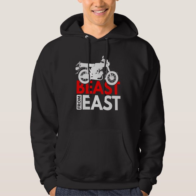 Sudadera Moped S51 Simmi Beast De La Motocicleta Ddr Orient (Anverso)