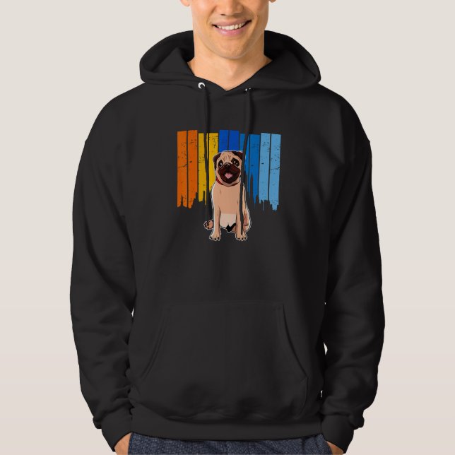 Sudadera Mops Pug Carlin Perro Raza Antiguo Lindo (Anverso)