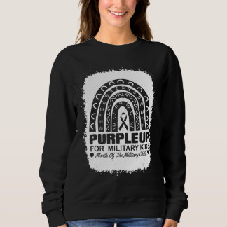 Sudadera Morado Para Niños Militares Mes De Guay De La Mili
