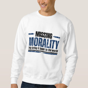 Sudadera Moralidad blanca