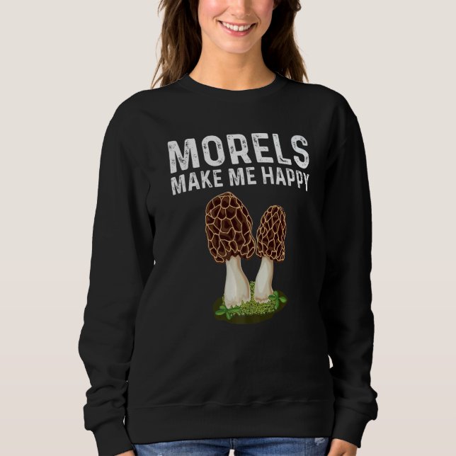 Sudadera Morel Mushroom For Men Women Mushroom Hunters (Anverso)